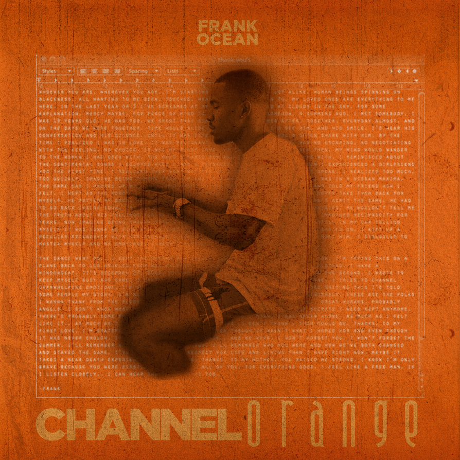 Frank Ocean Channel Orange by santi961 on DeviantArt