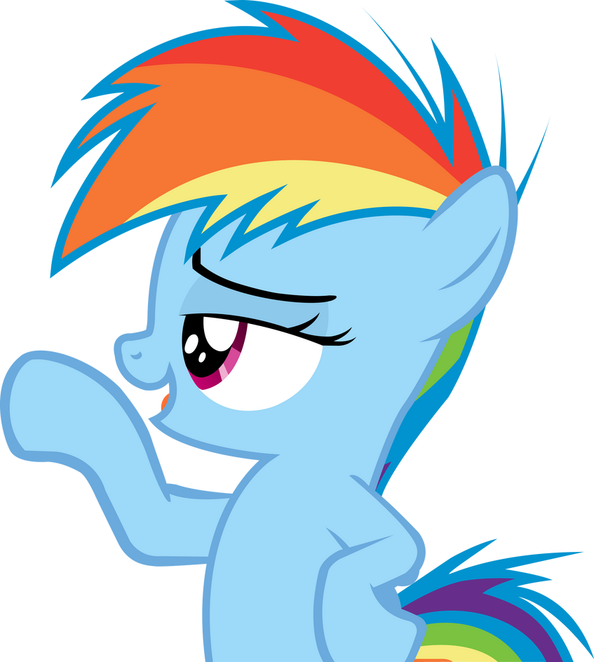 mlp coloring pages rainbow dash filly vector - photo #11