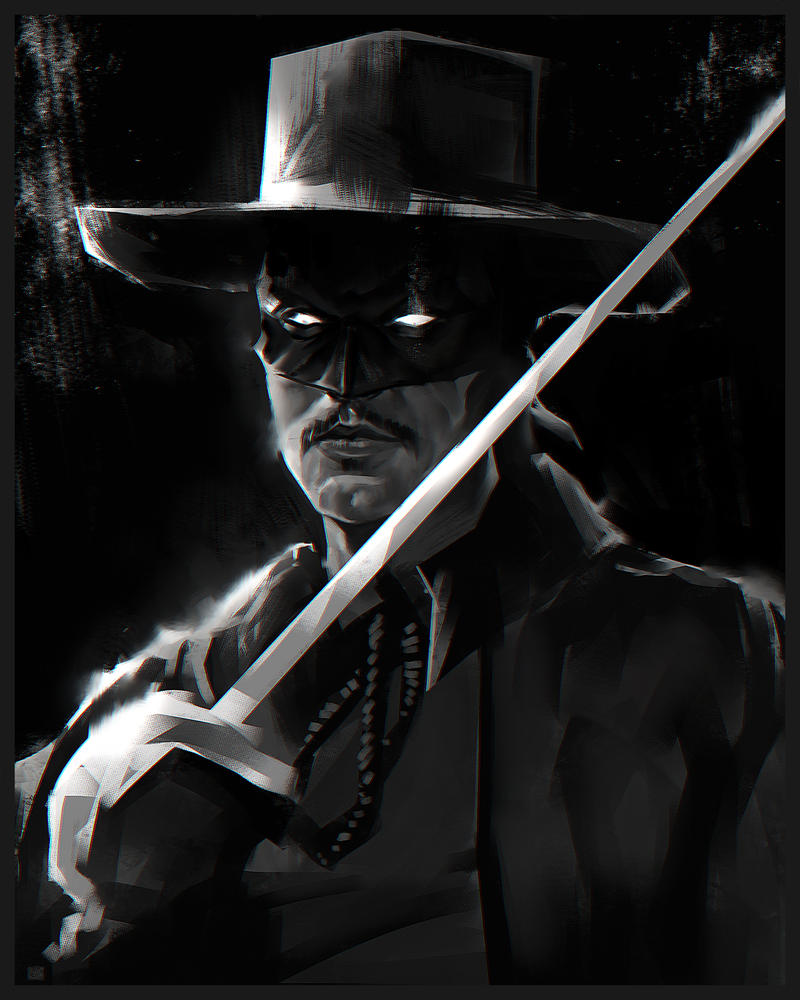 Zorro sketch by DanarArt