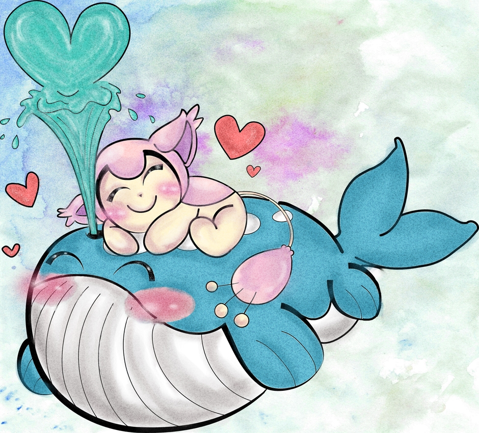 hot_skitty_on_wailord_action_by_0rcinus-