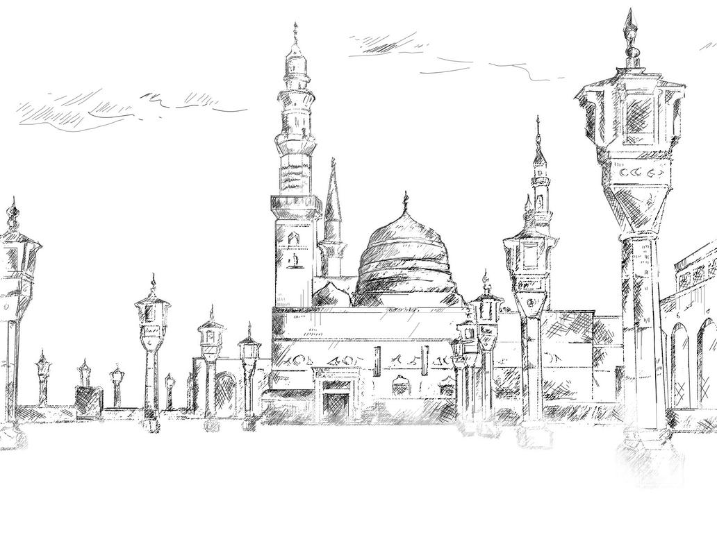  Masjid  Madina Indah rastika sketch project by tictick on 