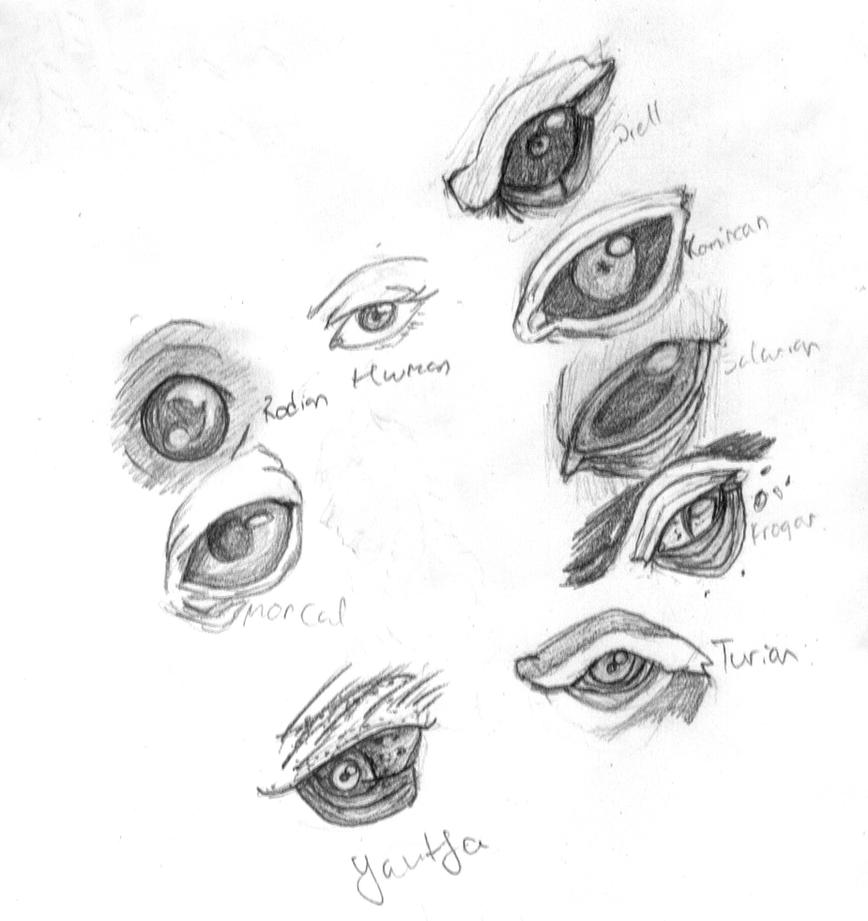Alien Eye Study by Karlika on DeviantArt